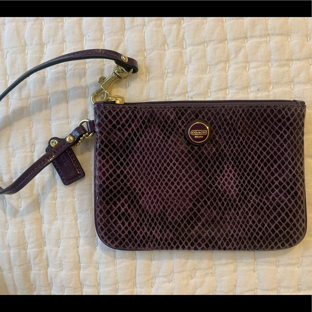 Coach wristlet